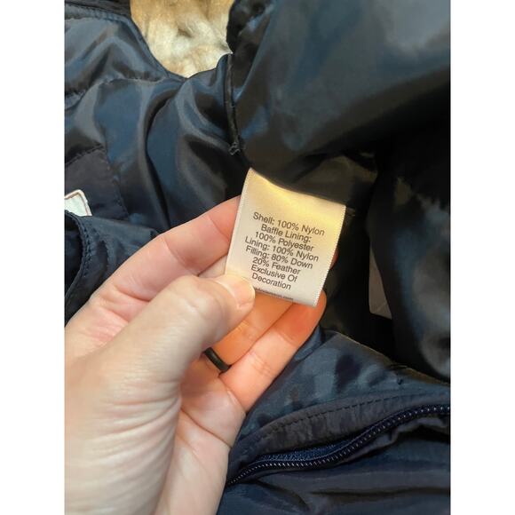 Hanna Anderson snow bib size 2t navy - Picture 2 of 5